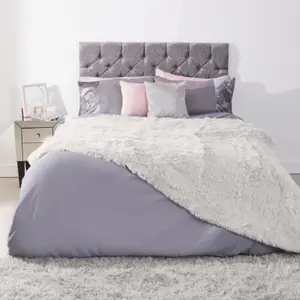 Fluffy Throw Over Sofa Bed Fleece Blanket