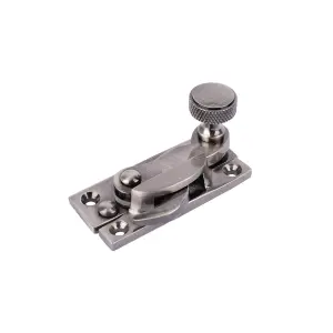 Sash Heritage Claw Fastener with Knurled Knob (Non Locking) - Antique Nickel