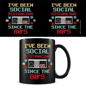 Pyramid International Social Distancing Since The 80S Mug Multicoloured (One Size)