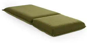 Dunelm Jackson Foldable Single Sofa Bed, Moroccan, Green, Olive, Fabric/Velvet