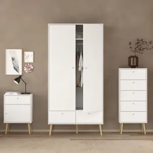 Cumbria Wardrobe with 2 Doors + 2 Drawers