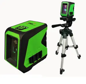 Imex 012-L2GS Green Cross Line Laser Level 20m Range Self Levelling + Tripod+Bag