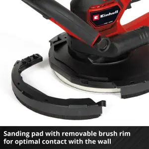 Einhell Cordless Drywall Sander 225mm Handheld 18V Power X-Change Brushless Professional TP-DWS 18/225 Li BL Solo - Body Only