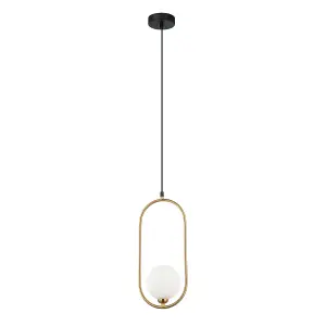 Luminosa Lupus Modern 1 Light Globe Pendant Ceiling Light, G9