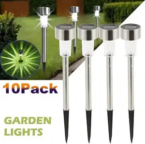 Outdoor Solar Lights Garden Lamp Solar Powered Waterproof Landscape Path LED Light For Yard Backyard