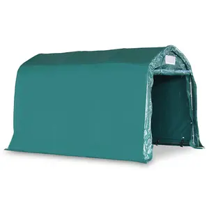 Berkfield Garage Tent PVC 2.4x3.6 m Green