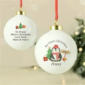 Personalised My 1st Christmas Bauble