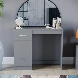 Castleford Dressing Table Zipcode Design Colour: Grey