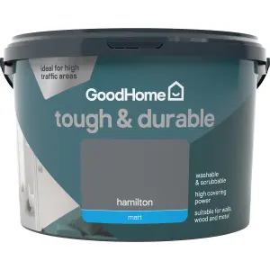 GoodHome Durable Hamilton Matt Emulsion paint, 2.5L