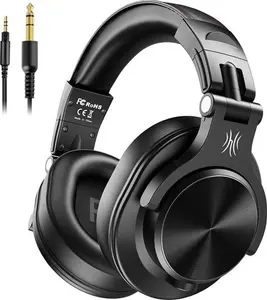 Oneodio A71 Hi-Res Studio Recording Headphones - Wired Over Ear Headphones With Shareport, Professional Monitoring & Mixing Foldable Headphones With