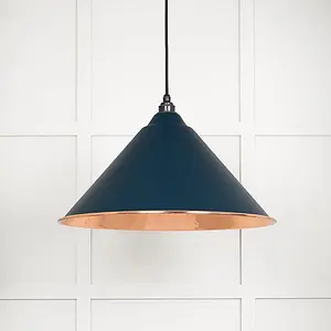 Hammered Copper Hockley Pendant in Dusk