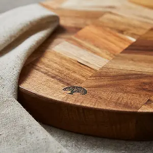 Barbary & Oak Round Acacia Chopping Board