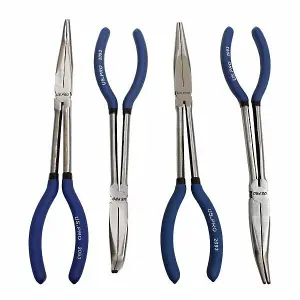 US PRO 4pc 285mm Long Reach Nose Pliers, Plier Set 2093