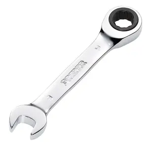 Draper Tools HI-TORQ Metric Stubby Ratchet Combination Spanner, 9mm