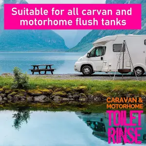 Ultima-Plus XP Caravan & Motorhome Pink Toilet Chemical Fluid Solution Cleaner 8L