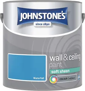 Johnstone's Wall & Ceiling Waterfall Soft Sheen Paint - 2.5L