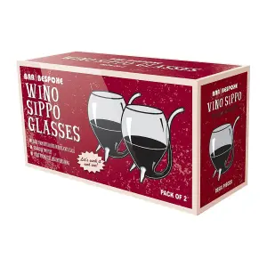 Wine Port Sippers Sipping Glasses Pack of 2 Large Size 250ml Glassware Gift Set