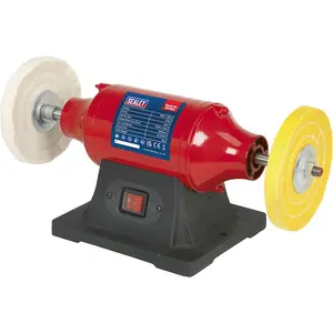 150mm Bench Mounted Buffer and Polisher with 370W Motor for Metal and Material Smoothing