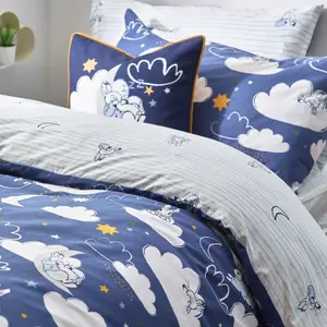 Peter Rabbit™ Sleepy Head Single Duvet Cover Set, Polyester, Cotton, Blue