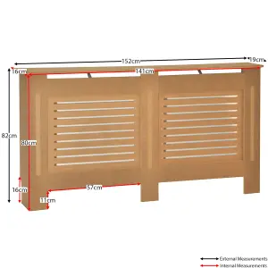 Vida Designs Milton Large Unfinished MDF Radiator Cover