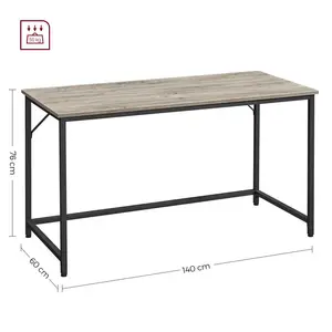 Jana Desk Beige / 76cm H x 80cm W x 50cm D