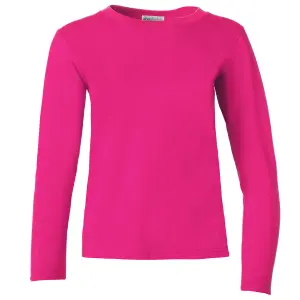 Women's Long-Sleeved Top - pink XL