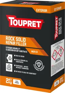 Toupret Rock Solid Repair Filler Mur Ex 2kg