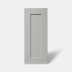 GoodHome Alpinia Matt grey wood effect Shaker Highline Cabinet door (W)300mm (H)715mm (T)18mm