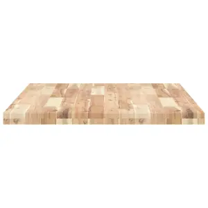 Berkfield Desk Top Untreated 100x70x4 cm Solid Wood Acacia