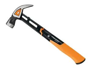 Fiskars 1027203 Anti Shock IsoCore Hammer 20oz Curved Claw Magnetic Nail Start