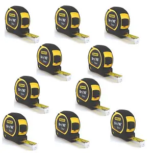 Stanley 0-30-696 5M Tape Measure 5 Meter 16ft Tylon 10 Pack 1-30-696 STA130696