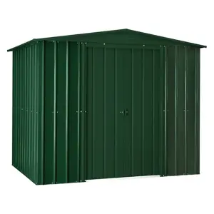 8 x 5 Apex Metal Garden Shed - Heritage Green (8ft x 5ft / 8' x 5' / 2.5m x 1.5m)