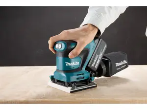 Makita DBO481Z 18v 114mm Detail 1/4 Sheet Finishing Delta Sander + 16 Sheets