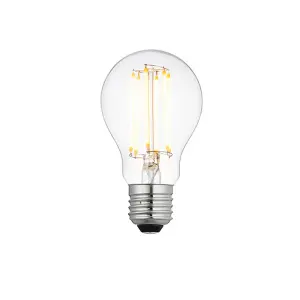 LED Filament Lamp Bulb Dimmable 6W E27 GLS LED Clear Glass 2700k Warm White