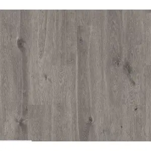 PACK OF 15 (Total 15 Units) - Medium Grey Oak 12mm Thick Laminate Flooring (22.2m2 Coverage)