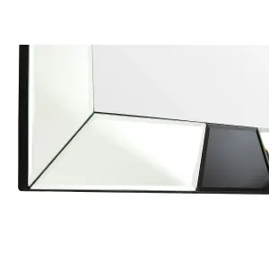 Maison by Premier Black Bevelled Border Detail Wall Mirror