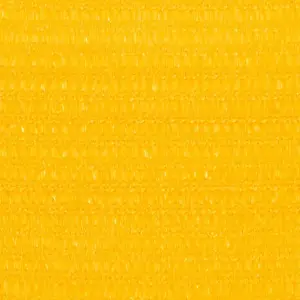 Berkfield Sunshade Sail 160 g/m2 Yellow 2.5x5 m HDPE