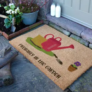 Probably In The Garden Doormat (90 x 60cm)