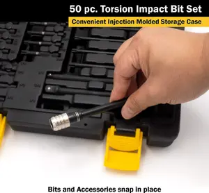 Titan 50Pc Torsion Impact Bit Set