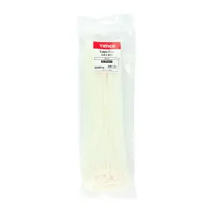 Timco - Cable Ties - Natural (Size 4.8 x 300 - 100 Pieces)