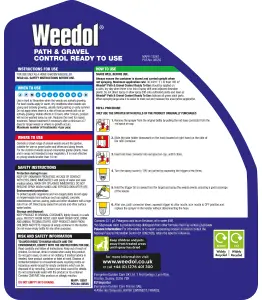 Weedol Path & Gravel refill Weed killer 5L