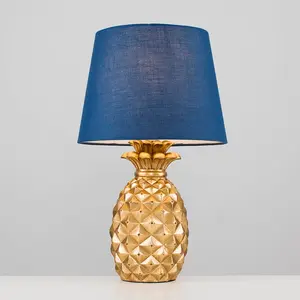 Lupine Table Lamp Navy Blue