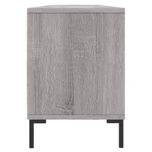 Berkfield TV Cabinet Grey Sonoma 150x30x44.5 cm Engineered Wood