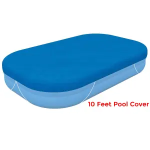 Bestway 10ft Rectangular Swimming Pool Cover Durable Protection for Family Pools