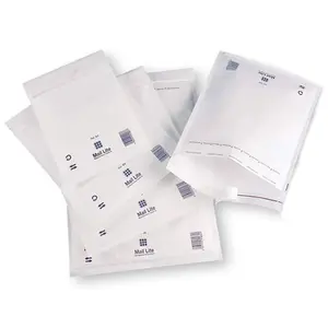 500 x White Mail Lite LL (230 x 330mm) Padded Postal Bubble Lined Envelopes