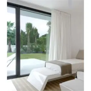 1045mm (W) x 995mm (H) Aluminium Flush Casement - 2 V Bottom Opening Windows - Anthracite Internal & External