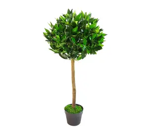 3ft Artificial Outdoor Laurel Bay Leaf Tree