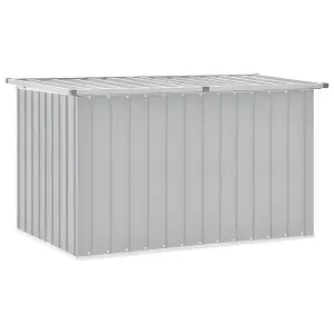 vidaXL Garden Storage Box Grey 149x99x93 cm