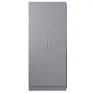 Wardrobe 2 Door Matt Grey Finish