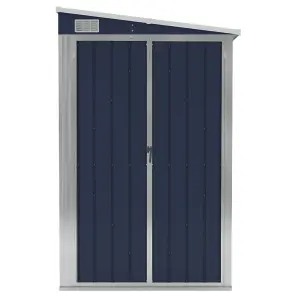 Berkfield Wall-mounted Garden Shed Anthracite 118x100x178 cm Steel